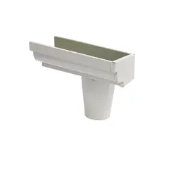 Calhaforte - Terminal com Bocal Moldura Corte 28, Branco, Direito,calhaforte