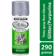 Rust-Oleum - Tinta Spray Especialidades Glitter 290G Purpurina Prata