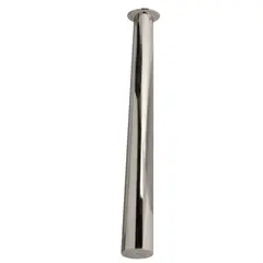 Geris - Pé para Mesa de Vidro Inox Polido 60x740mm Prata