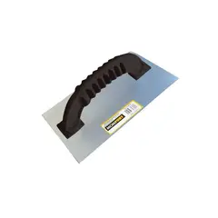 Momfort - Desempenadeira de Aço Lisa 12x24cm Cabo Plástico