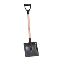 Momfort - Pá Ajuntadeira Quadrada N° 3 com Cabo de Madeira 75cm Y em PVC