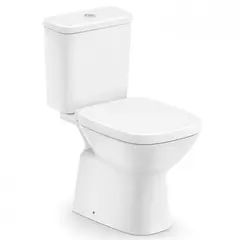 Roca - Kit Completo Vaso Sanitário com Caixa Acoplada e Assento Debba 44x45x87cm Branco