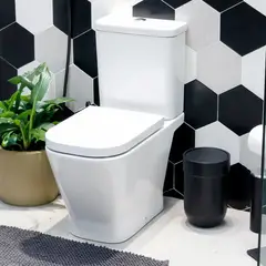 Roca - Kit Completo Vaso Sanitário com Caixa Acoplada e Assento Gap Branco