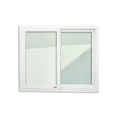 Brimak - Janela de Correr Com Cremona PVC Branco 2 Folhas Móveis 120x150x6cm Itec