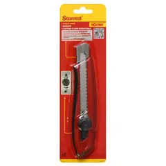 Starrett - Estilete Multiuso Emborrachado 18mm Vermelho