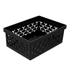 Crippa - Cesto Organizador P 8,7x15,5x21,4cm Preto