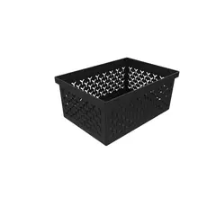 Crippa - Cesto Organizador M 14,0x22,7x31,7cm Preto