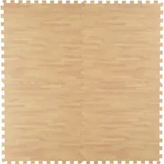 Just Home Collection - Tapete EVA Puzzle 4 peças 60x60cm Madeira