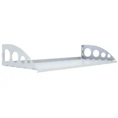 Ducasse - Prateleira Click de Aço com Suporte Mondrian 40Kg Branco