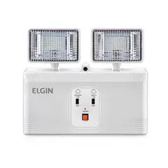 Elgin - Luminária de Emergência 8W 2000 Lumens Bivolt Branco