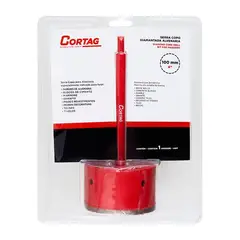 Cortag - Serra Copo Diamantada Alvenaria 100 mm 4" 10 mm 61.431