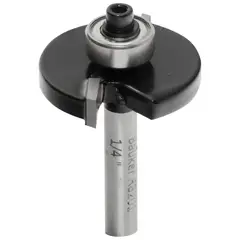 Bauker - Fresa de Carboneto Reta Ranhura 1/4"