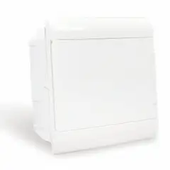 Steck - Quadro Embutir Branco Para 8 Disjuntores