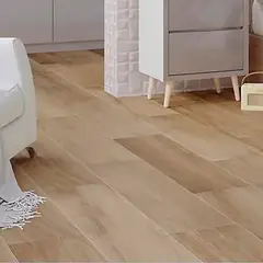 Biancogres - Porcelanato Carvalho Natural Marrom Acetinado Retificado Interno 26x106cm Caixa 2m²