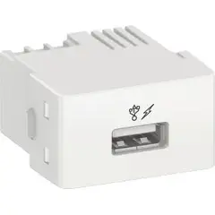 Schneider - Módulo Carregador Usb 1A Lunare Branca Bivolt