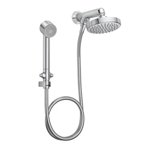 Deca - Chuveiro com Desviador e Ducha Manual Flex Cromado