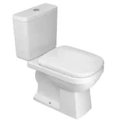 Deca - Kit Vaso Sanitário com Caixa Acoplada e Assento Branco Duplo Acionamento 3/6L Vertical Quadra