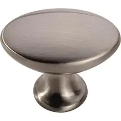 Fixser - Botão Ovalado Cromo Fosco 28mm