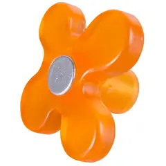 Fixser - Puxador para Móveis Botão 3,3cm Laranja