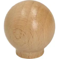 Fixser - Puxador para Móveis Botão Laca Natural 3cm Marrom