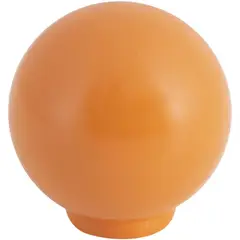 Fixser - Puxador Para Móveis Botão 2,9Cm Laranja Gamet