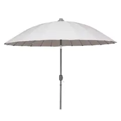 Just Home Collection - Ombrelone Central Shangai com Proteção UV 50 245x270cm Natural