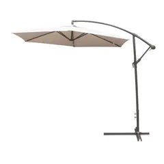 Just Home Collection - Ombrelone Lateral 245x270cm Bege