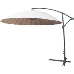 Just Home Collection - Ombrelone Lateral Shangai com Proteção UV 50 270x300cm Bege