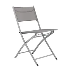 Just Home Collection - Cadeira Dobrável Madri 46x56x82cm Taupe