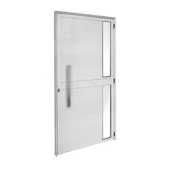 Esquadrisul - Porta Lambri e Visor Alumínio Esquerda 210x90x6cm Fortsul