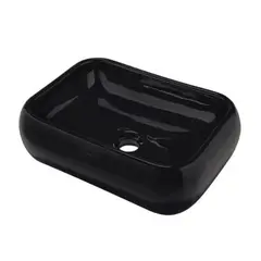 Icasa - Cuba de Apoio Retangular ICA8 Preto