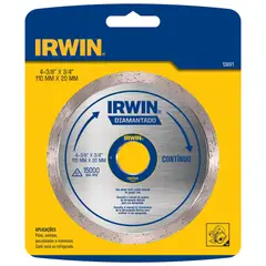 Irwin - Disco Diamantado Liso Atc, 110mm
