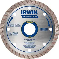 Irwin - Disco Diamantado Turbo Irwin, 110x20mm