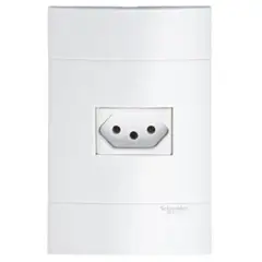 Schneider - Conjunto Tomada 4X2 20A Lunare Branco