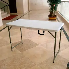 Klimber - Mesa Dobrável Tipo Maleta 122cm Branco
