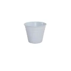 Alumínios Vulcão - Vaso para Plantas em Alumínio Branco p 11x9cm