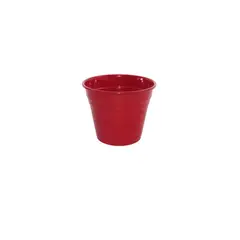 Alumínios Vulcão - Vaso para Plantas em Alumínio Vermelho p 11x9cm