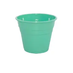 Alumínios Vulcão - Vaso Aluminio M 14x11cm Azul Tiffany