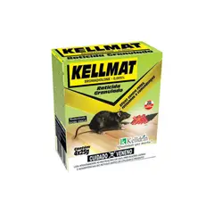 KELLDRIN - Kellmat Raticida Granulado 4 Sachês 25g Azul