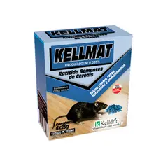 KELLDRIN - Kellmat Raticida Semente de Girassol 4 Sachês 25g Azul