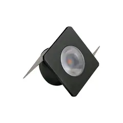 Luminatti - Mini Embutido para Móvel 1W 2700K Bivolt Preto