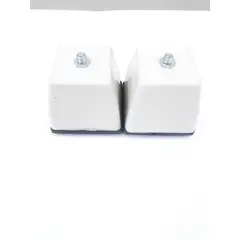 Foxmix - Pés para Geladeira Quadrado Branco
