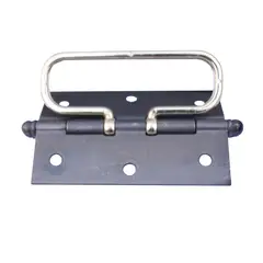 Foxmix - Dobradiça com Puxador para Porta Camarão 3 1/2" Zincado