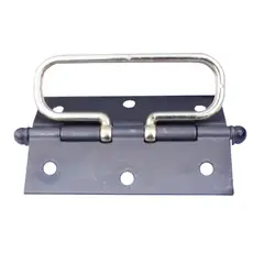 Foxmix - Dobradiça com Puxador para Porta Camarão Flo 3 1/2" Zincado