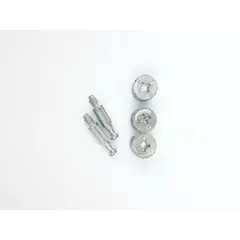 Foxmix - 4 Tambor Minifix Zamac 15x11cm com 2 Parafuso Rosca Zincado