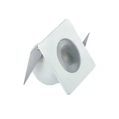 Luminatti - Mini Embutido para Móvel 1W 2700K Bivolt Branco