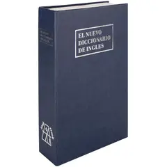 Fixser - Cofre Mecânico com Chave Formato Livro Azul