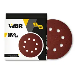 Wagner - Disco de Lixa G180 8 Furos 180mm 10 Peças