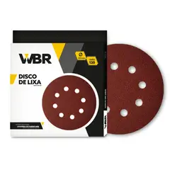 Wagner - Disco de Lixa 8 Furos G180 225mm 10 Peças
