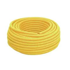 Fortlev - Eletroduto Corrugado 1/2" 20mm x 10 metros Amarelo